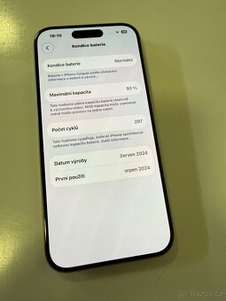 apple iPhone 15 Pro 128gb ZÁRUKA 8/2026 u o2 - 4