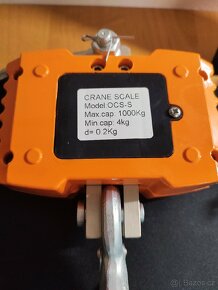 Závěsná jeřábová váha na 1000 kg s dálkovým ovládáním - 4