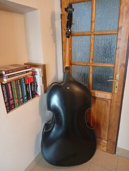 Kontrabas Palatino VB-015 3/4 BK + smyčec Saldo (set nebo zv - 4