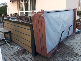 Akrylátová venkovní vířivka izolační kryt a Balboa - 4