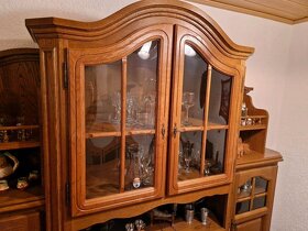 Vitrína, skříň, komoda - dřevěná vitrína, v 200 cm - 4