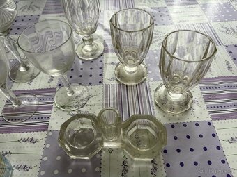 Obyčejné a řezané skleničky - 4