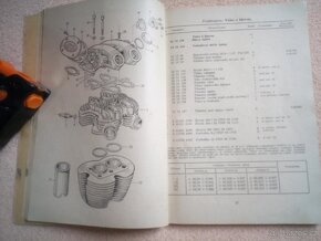 Jawa 500-seznam náhradních součástí 1955-originál - 4