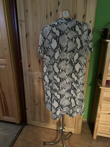 Elegantní šaty, nebo dlouhá blůza viskóza vel. L - 4