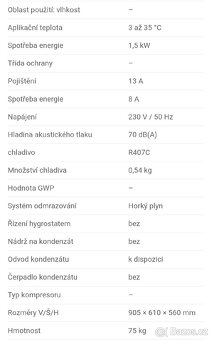 Průmyslový vysoušeč budov EBAC MK11 - 4