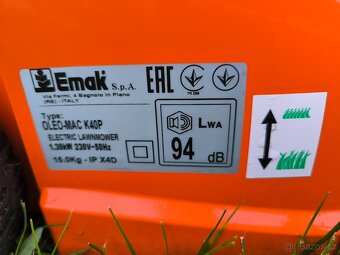 Elektrická sekačka Oleo-Mac K 40P v TOP stavu - 4