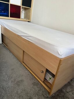 Postel 90x200 včetně matrace a roštu - 4