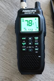 Ruční CB radiostanice President Randy III s příslušenstvím - 4