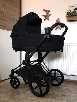 Cybex Priam 4.0 Matt Black, 3 kombinace - 4