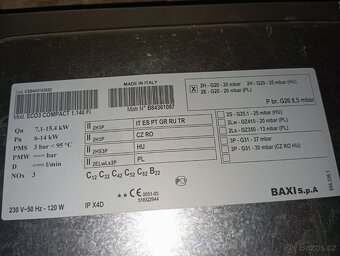 Plynový kotel BAXI eco 3 Compact - 4