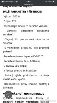 Horkovzdušná fritéza Sencor - 4