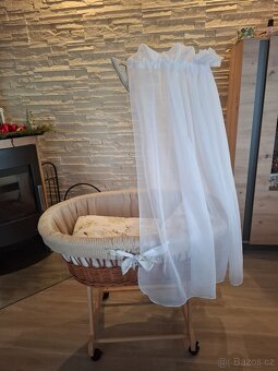 Proutěný košík pro miminko - 4