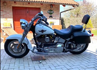 Harley - Davidson, bílý Fat Boy 88´ inch. - 4
