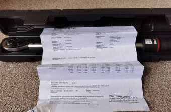 Momentový klíč 1/2" 20-220 Nm, s certifikátem - QUATROS QS5 - 4