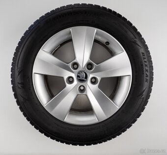Škoda Superb - Originání 16" alu kola - Zimní pneu - 4