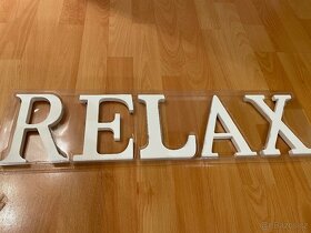 Dekorační text Relax - 4