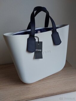 Obag white navy blue night mini - 4