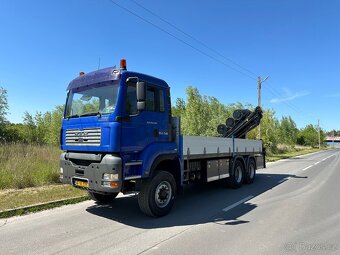Prodám MAN TGA 26.430 valník 6x6 Hydraulická ruka Hiab - 4