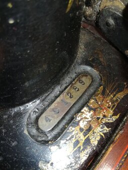 Pfaff šicí stroj - model K z roku 1900 - 4