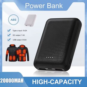 POWERBANKA 20000mAH PRO VYHŘÍVANÉ OBLEČENÍ - 4