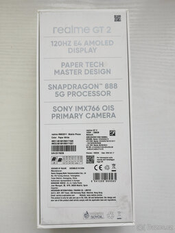 Realme GT2 12/256GB 5G Paper White - 4