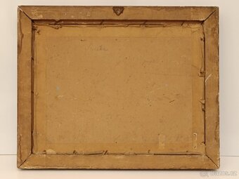 Obraz Sněžka, A. Esche, olej 30x37 - 4