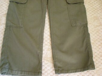 Dámské khaki kalhoty vel. 36 - 4