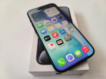 apple iphone 15 PRO 256gb Blue Titanium / Batéria 87% - 4