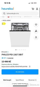 PHILCO PDI 1567 DBIT zánovní. - 4