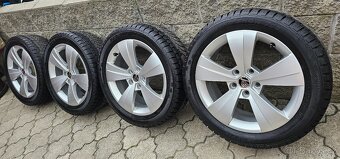 Originál alu Škoda Superb 3 5x112 225/45 R17 - 8,5mm - 4