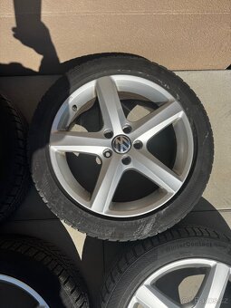 5x112 R17 Zimní kola VW originální - 4