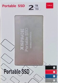 SSD Externí disk XSPACE 2TB(2048GB) USB 3.1, přenosný - NOVÝ - 4