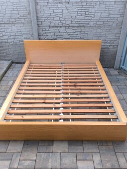 Prodám manželskou postel + Matrací 160cm x 200cm - 4