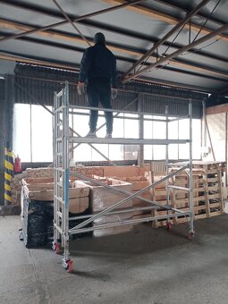 Použité pojízdné lešení Eurotower 0,7x2,5 PV 3,41m - 4