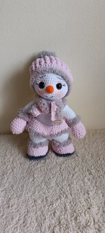 Háčkovaný sněhulák - 4