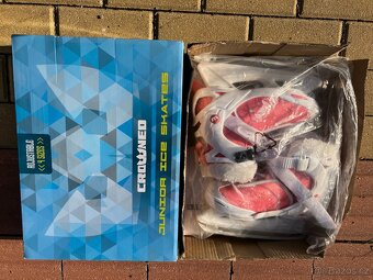 Dívčí brusle, velikost stavitelná EU 32-35 - 4