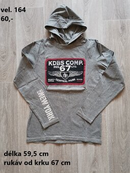 Trička kluk vel. 158 - 164 - 4