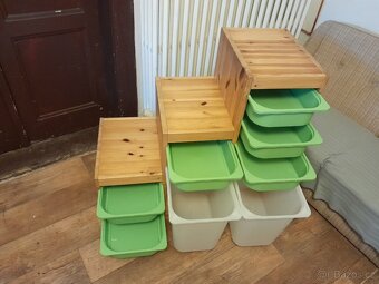Ikea úložná sestava Trofast schody borovice - 4