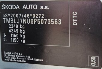 Škoda Karoq Facelift 2023/2.0 TDI 4X4 DSG/DPH/28tKM/Pojízné. - 4