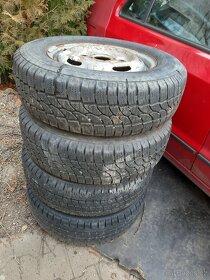 Ford Transit 2x sada kol , plechové disky včetně pneu - 4