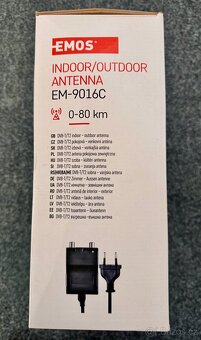 Anténa EMOS EM-9016C, 0–80 km DVB-T2 - 4