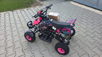 Dětská dvoutaktní čtyřkolka ATV Repti Nitro 49ccm růžová - 4