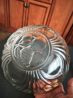 Retro skleněná miska. - 4