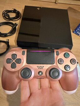 PS4 FAT 500GB , 2x ovládač , hry , PS4 kamera a slúchadlá - 4