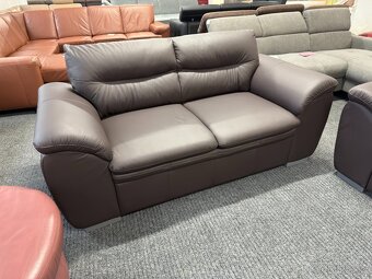 Sedací souprava 3 + 2 - kožená - NEPOUŽITÁ - 4