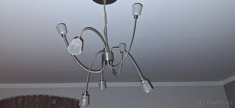 Kovověskleněný lustr - 4