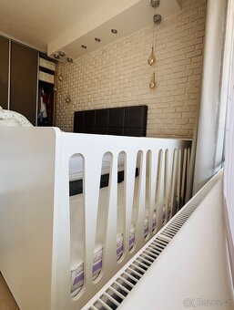 Dětská bílá postel 75x140 cm - 4