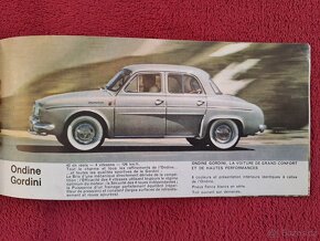 Renault 4 cv sp.- Dauphine.- Ondine.- Floride - Estafette - 4