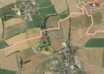 Prodej louky, lesa v Kočí; 13675 m2 - 4