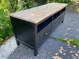 IKEA Hemnes TV stolek - černohnědý - 4